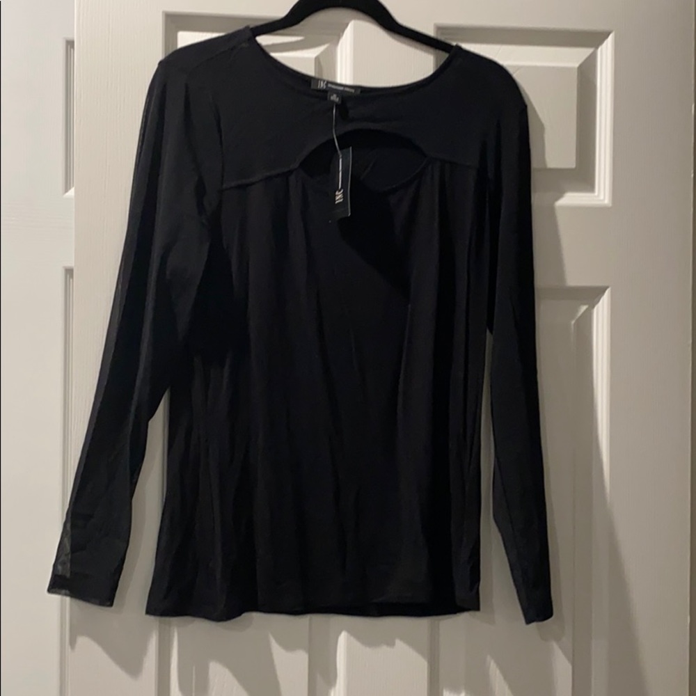Black evening blouse
